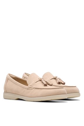 کفش لوفر صورتی زنانه جیر CLARKS - کد 934539107