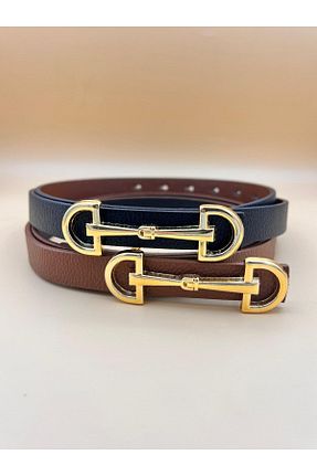 کمربند صورتی زنانه چرم مصنوعی Desre Moda - کد 930131727