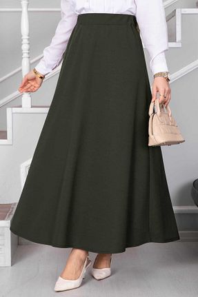 دامن حجاب خاکی زنانه کلوش MODA UGS - کد 934545760