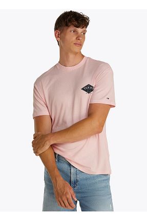 تیشرت صورتی مردانه رگولار Tommy Jeans - کد 934534654