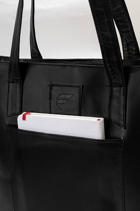 کیف دوشی مشکی زنانه چرم خالص fubileather - کد 814402972