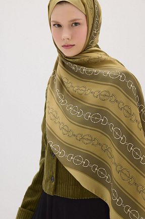 شال سبز زنانه پنبه ای Modechic Collection - کد 922124750