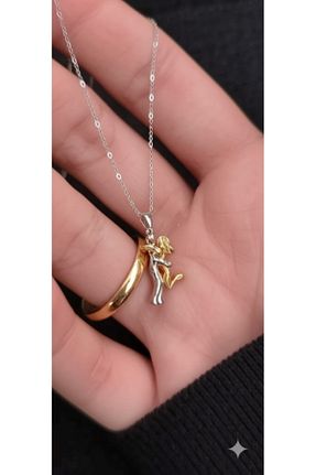 گردنبند استیل ( فولاد ) طوسی زنانه استیل ضد زنگ Mimi Aksesuar - کد 931087073