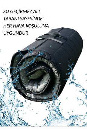 تشک و مبل بادی مشکی تکفره nesia - کد 930287422