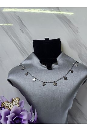 گردنبند استیل ( فولاد ) رنگی زنانه استیل (فولاد) MODA - کد 934640669