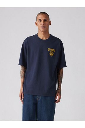 تیشرت آبی مردانه رگولار Levi