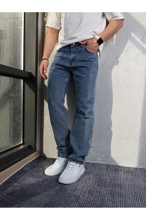 شلوار جین آبی مردانه پاچه پهن Twear - کد 934727273