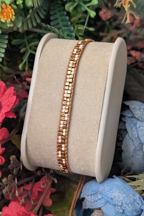 دستبند جواهر رنگی زنانه سنگ طبیعی cheetah quality - کد 934736236