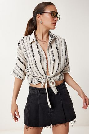بلوز مشکی زنانه رگولار Lovelyİstanbul - کد 934735717