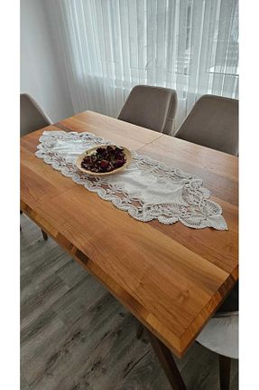رومیزی بژ مخمل ZESA HOME - کد 935811564