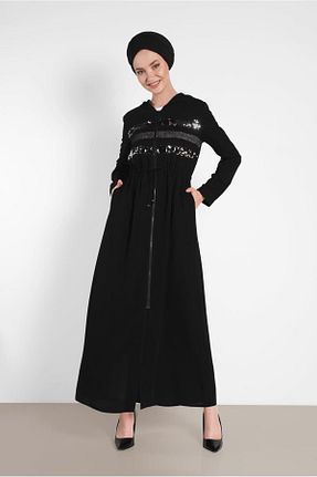 کلاه و ابایا مشکی زنانه پلی استر Alvina - کد 867524571