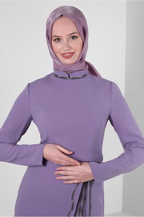 شال صورتی زنانه پلی استر Alvina - کد 805630746