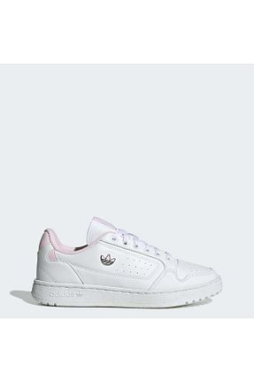 کفش اسنیکر صورتی زنانه بند دار adidas - کد 838656607