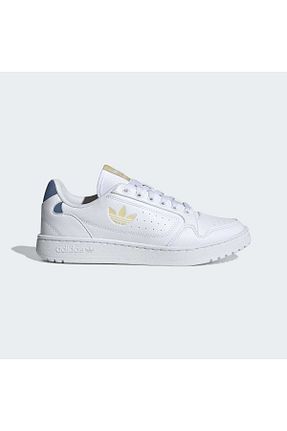 کفش اسنیکر سفید زنانه بند دار adidas - کد 838680980
