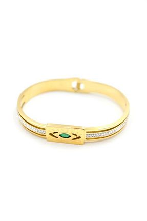دستبند استیل (فولاد) طلائی زنانه استیل (فولاد) Genel Markalar - کد 891703785