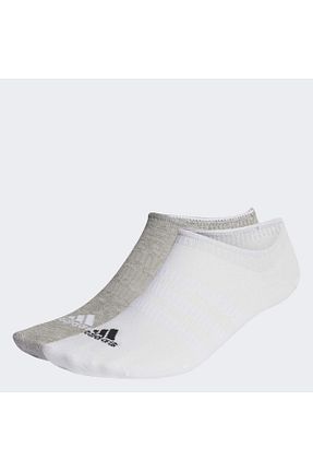 جوراب اسپرت طوسی زنانه پنبه ای adidas - کد 788151256