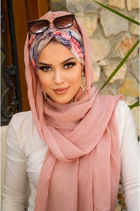 کلاه شنای حجاب صورتی زنانه Aişe Tesettür - کد 713226577