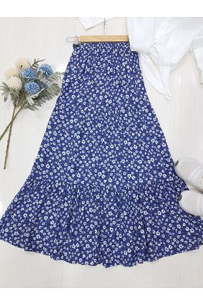 دامن آبی زنانه ویسکون Nefs - کد 833868678
