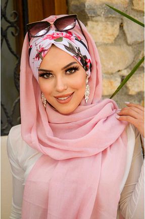 کلاه شنای حجاب صورتی زنانه Aişe Tesettür - کد 742950042