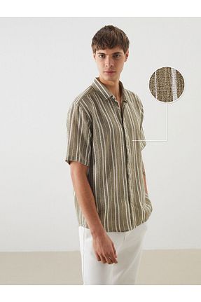 پیراهن رنگی مردانه یقه پیراهنی LC Waikiki - کد 937505978