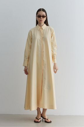 لباس زرد زنانه بافتنی Fahhar - کد 936062166