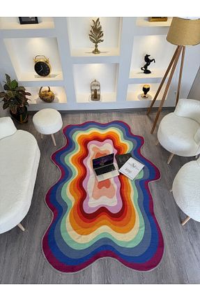 فرش رنگی قابل شستشو Rugs Modern Halı - کد 932804064