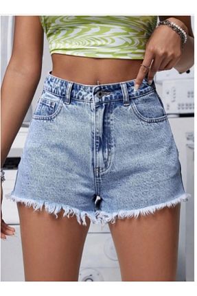 شلوارک و برمودا آبی زنانه فاق بلند DEEFWEAR - کد 934887014