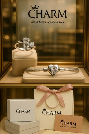 دستبند نقره متالیک زنانه 925 عیار CHARM - کد 929209663