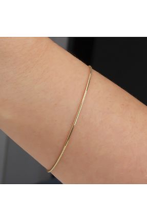 دستبند طلا زرد زنانه 14 عیار Glorria - کد 936082743