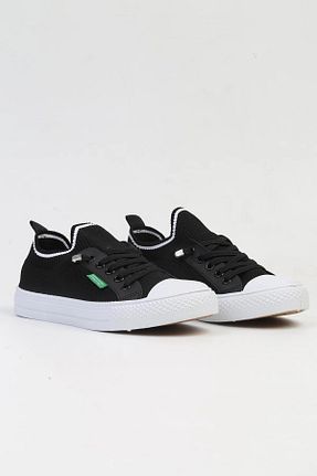 کفش اسنیکر سفید زنانه پارچه ای Benetton - کد 823282030