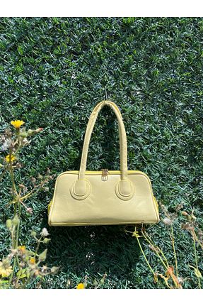 کیف دوشی زرد زنانه چرم مصنوعی MossyBag - کد 934900956