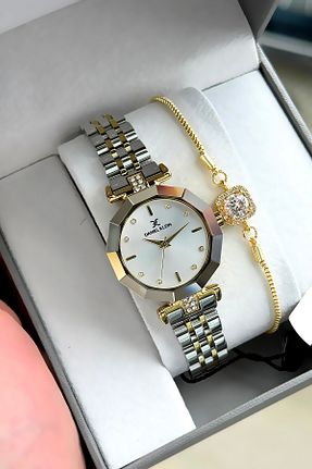 ساعت مچی طلائی زنانه 31-35 میلی متر Daniel Klein - کد 261050561