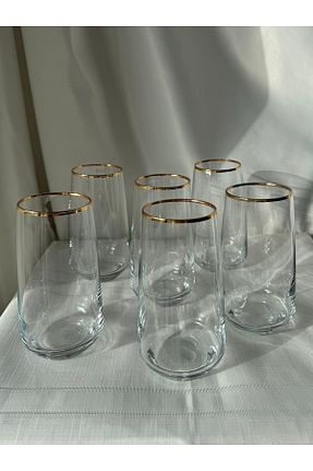 لیوان نارنجی شیشه Şahika Kristal cama atılan imza - کد 905426491