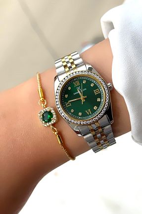 ساعت مچی طلائی زنانه 31-35 میلی متر Daniel Klein - کد 261039795