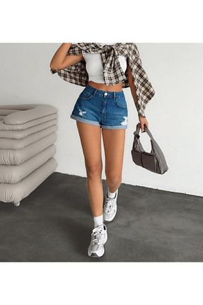 شلوارک و برمودا آبی زنانه جین Denim - کد 932596454
