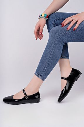 بابت مشکی زنانه چرم خالص Deripabuc - کد 929481603