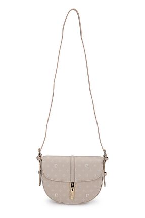 کیف دوشی طوسی زنانه چرم مصنوعی Pierre Cardin - کد 895320852