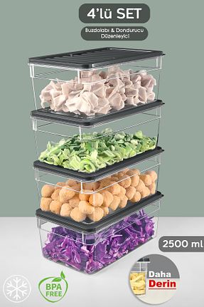 نظم دهنده یخچال پلاستیک Meleni Home - کد 865234430