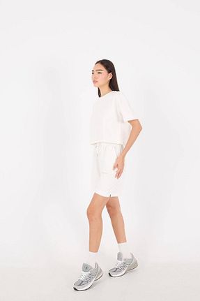 ست بالاتنه و پائین تنه نباتی زنانه بافتنی Addax - کد 834298768