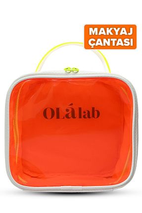 کیف آرایش نارنجی OlaLab - کد 765383824