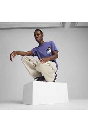 تیشرت بنفش مردانه رگولار Puma - کد 900010718