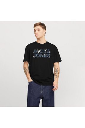 تیشرت مشکی مردانه رگولار Jack & Jones - کد 898377347