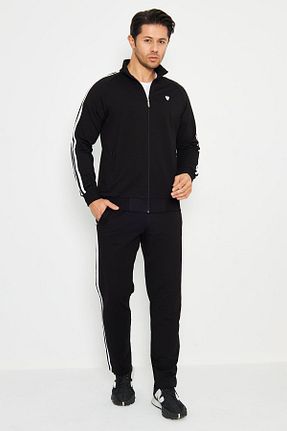 ست کرمکن اسپرت مشکی مردانه پنبه ای TRENDHİLL - کد 313732863