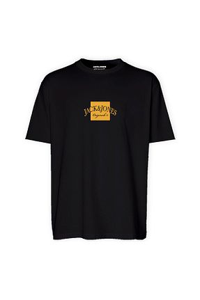 تیشرت مشکی مردانه رگولار Jack & Jones - کد 888435121