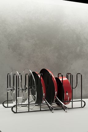 نظم دهنده کمد مشکی فلزی EVA METAL TASARIM - کد 930352243