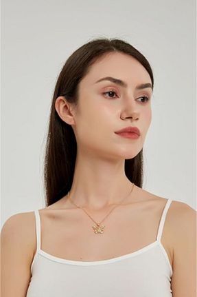 گردنبند جواهر رنگی زنانه برنجی KRUCKEL - کد 933360687