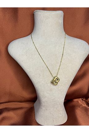 گردنبند استیل ( فولاد ) زرد زنانه استیل ضد زنگ Fam&Co Jewelry - کد 932884326