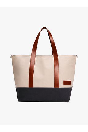 کیف دستی بژ مردانه سایز متوسط Tommy Hilfiger - کد 932878772
