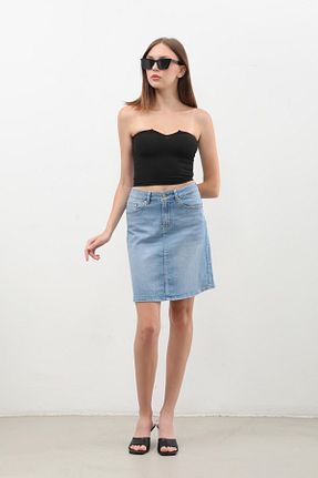 دامن متالیک زنانه پارچه Bluewhite - کد 845607553