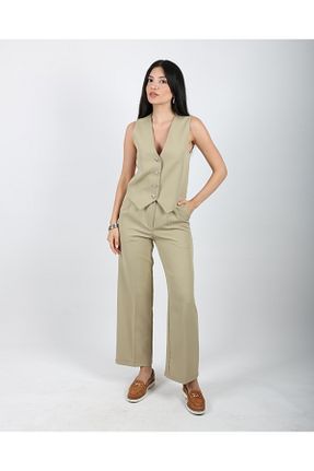 ست بالاتنه و پائین تنه سبز زنانه بافتنی DEQ FASHION - کد 932894649
